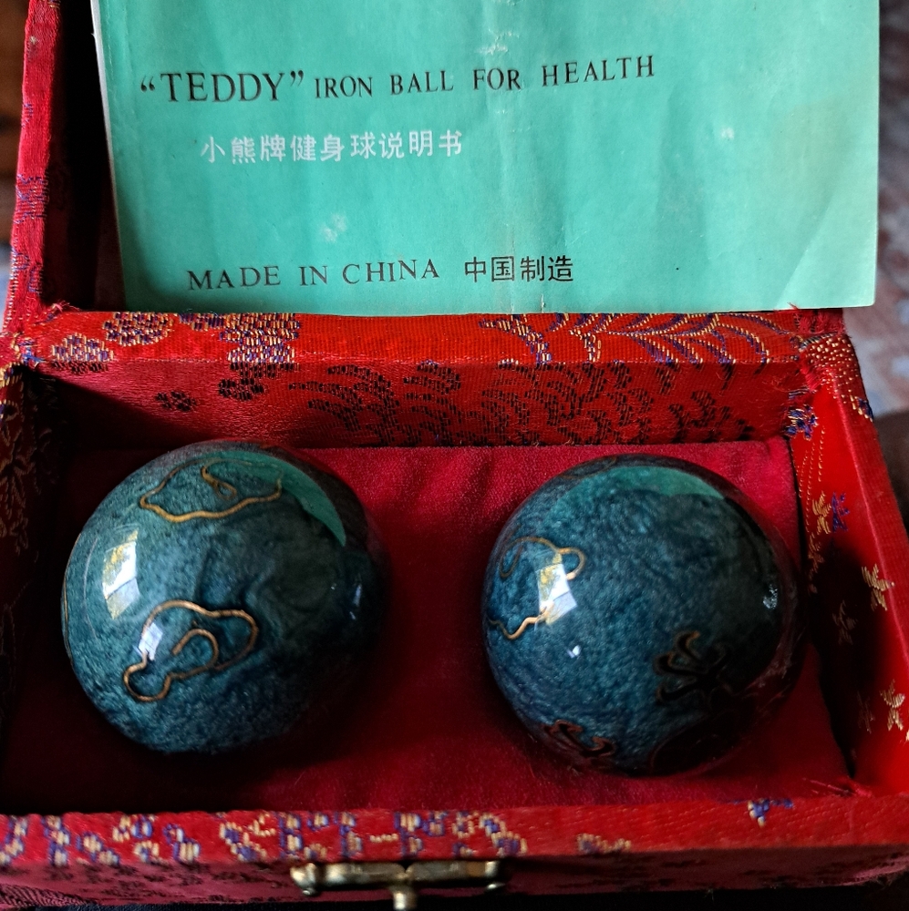 Teddy Iron Health Balls in Red Box